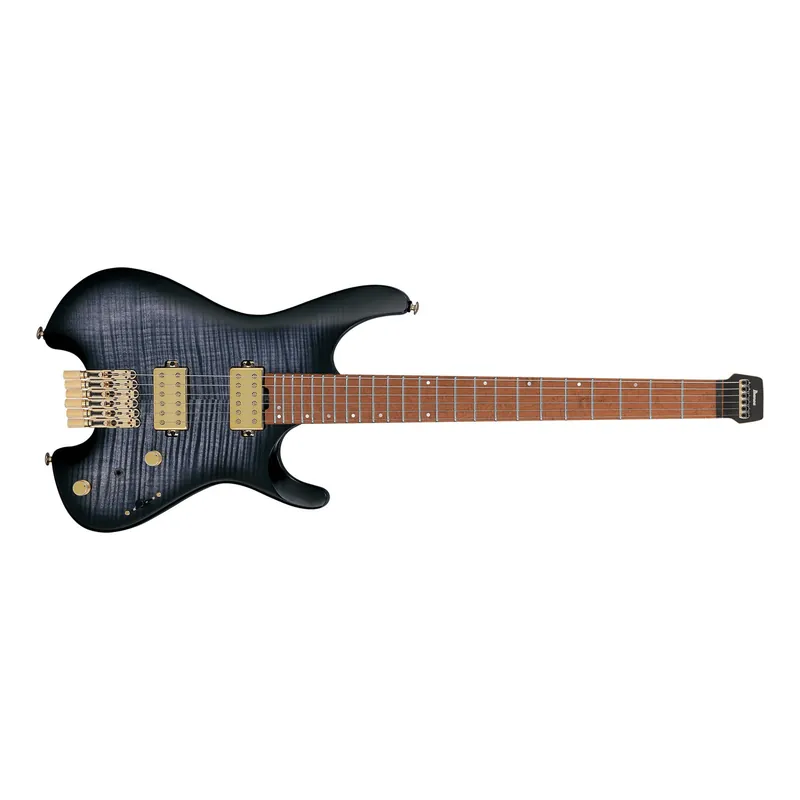 Ibanez Q52FMG Headless Guitar, Roasted Birdseye Maple Fretboard, Deep Twilight Burst Low Gloss Professional Grade