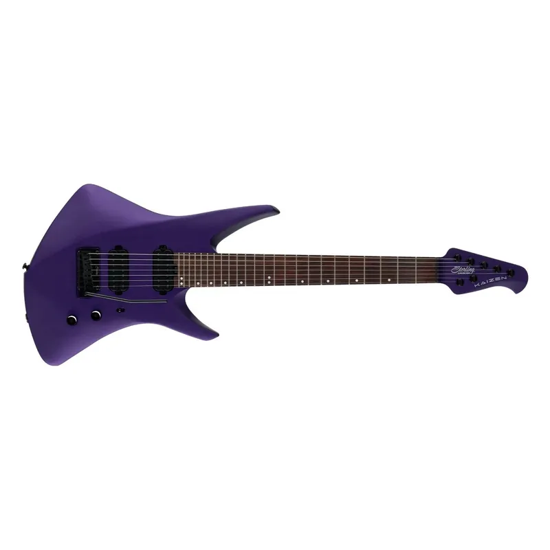 Genuine Sterling by Music Man Kaizen 7 7-String Guitar, Rosewood Fretboard, Firemist Purple Satin