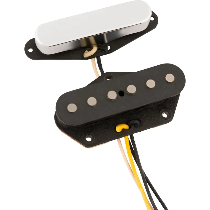 Latest Fender Custom Shop '55/'56 Whiteguard Telecaster Single-Coil Guitar Pickup Set, Set of 2