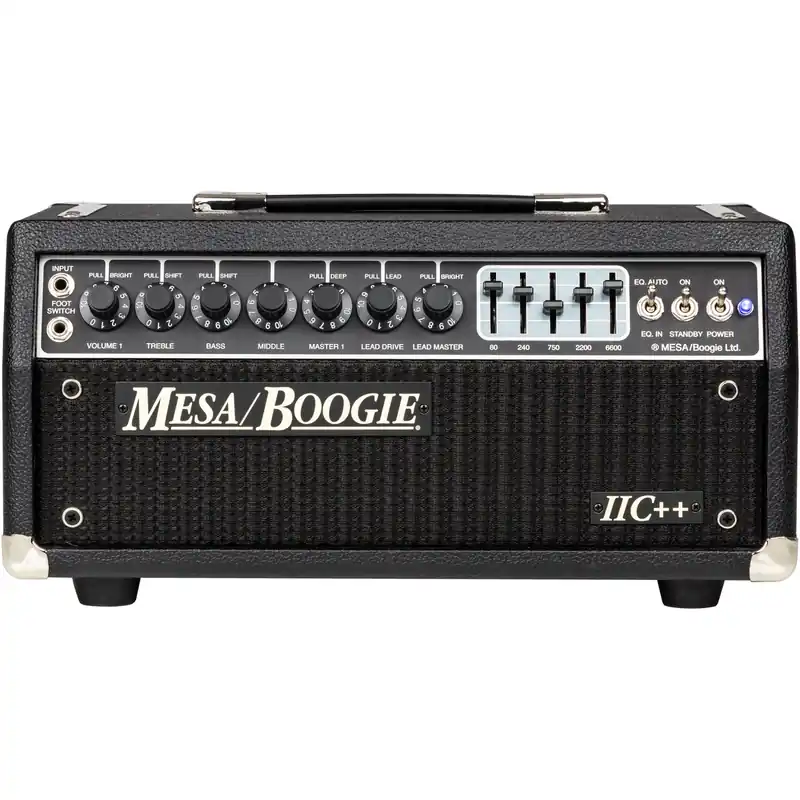 Mesa/Boogie Mark IIC++ 75-Watt Dual-Mode Tube Guitar Amp Head with Spring Reverb, Black Bronco Free Delivery