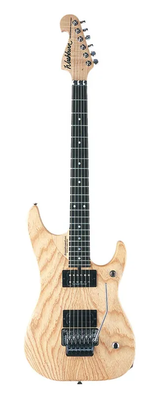 Washburn N4ESANM Nuno Bettencourt Double Cutaway Electric Guitar. Natural Swamp Ash Original