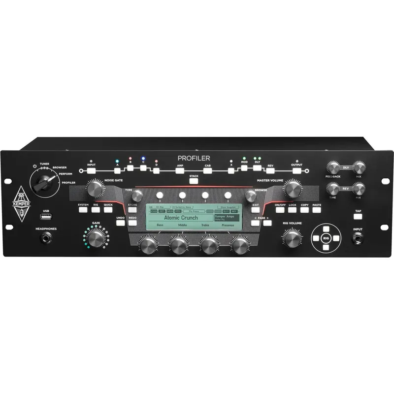 Editor’s Pick Kemper Profiler Rack MK2 Rackmount Modeling Guitar & Bass Amp / Preamp Head