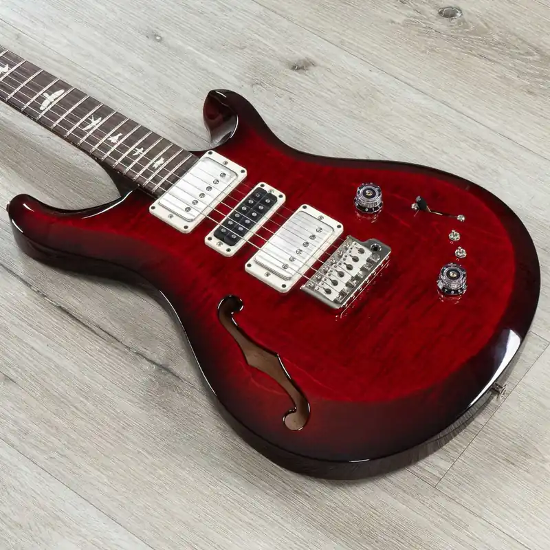 PRS Paul Reed Smith S2 Special Semi-Hollow Guitar, Rosewood Fretboard, Fire Red Burst Grab Now