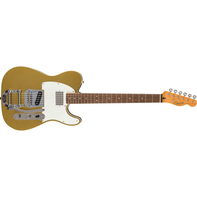 Squier Classic Vibe Custom Telecaster SH Bigsby Guitar, Aztec Gold Hassle-Free Returns