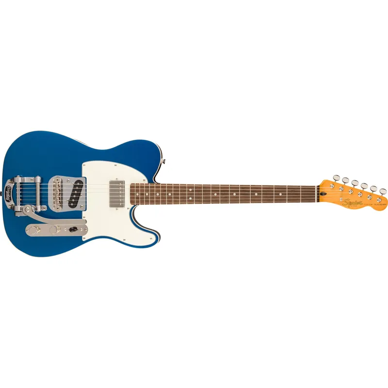 Squier Classic Vibe Custom Telecaster SH Bigsby Guitar, Lake Placid Blue Hot Deal