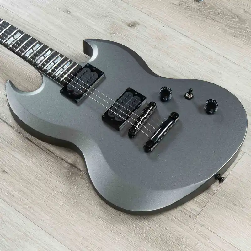Save Now ESP USA Viper Guitar, Ebony Fretboard, Seymour Duncan Black Winter Pickups, Adamantium