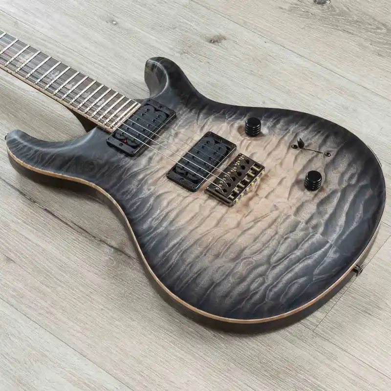 Trusted Brand PRS Paul Reed Smith Private Stock Mark Holcomb Guitar, Ziricote Neck & Fretboard, Quilted Maple Top, Frostbite Glow