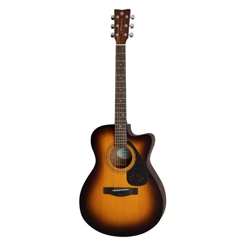 Free Shipping Yamaha URBAN KUA100 TBS Keith Urban Acoustic Guitar Beginner Starter Pack, Tobacco Sunburst
