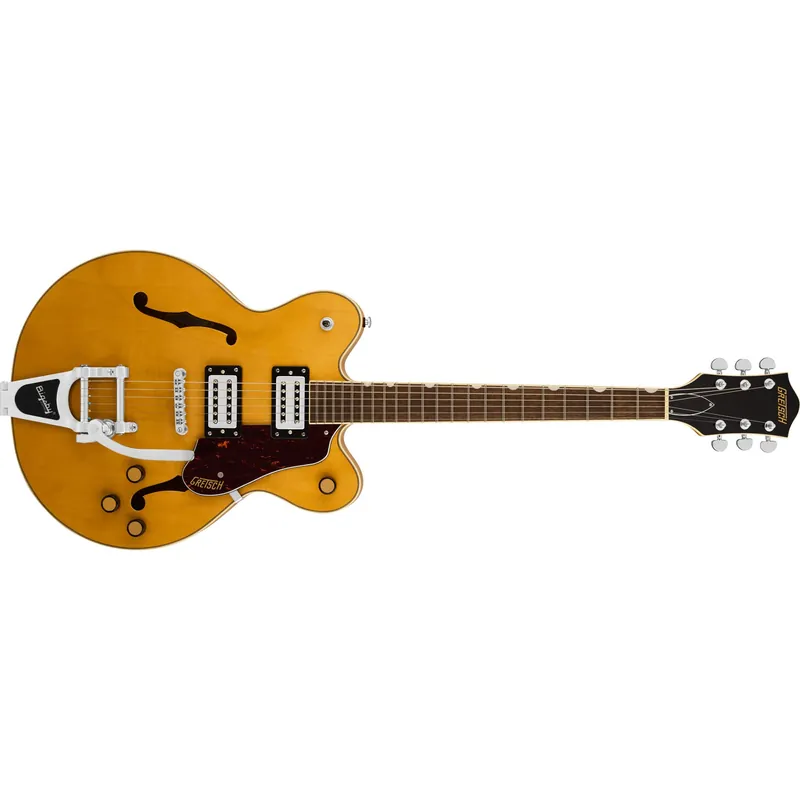 Viral Gretsch G2622T Streamliner Center Block Double-Cut Bigsby Semi-Hollow Guitar, Village Amber
