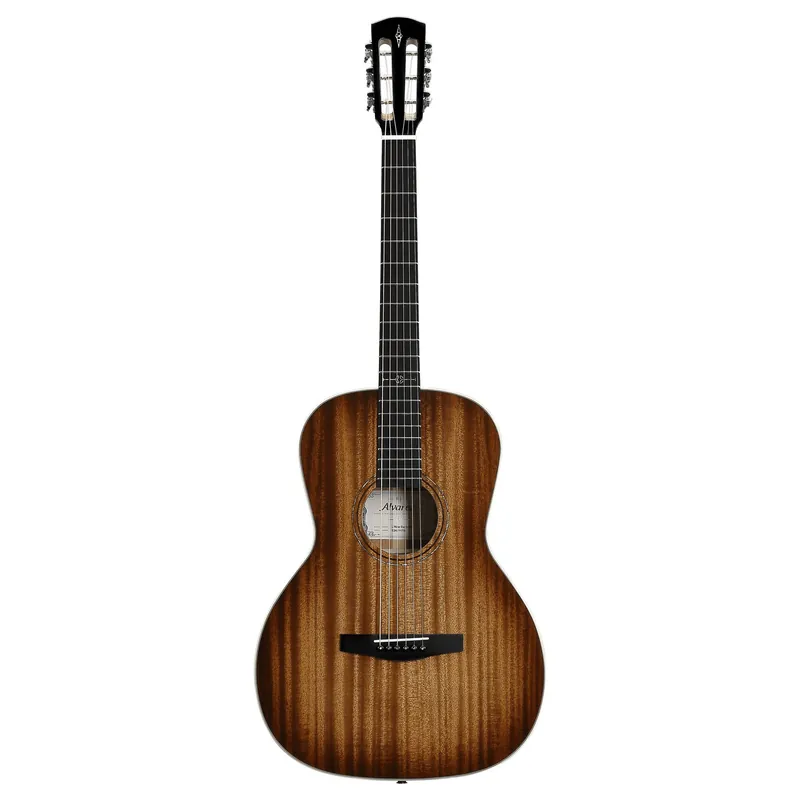 Alvarez LT66e Laureate 000-12 Acoustic-Electric Guitar, Solid African Mahogany Top, Daybreak Best Price