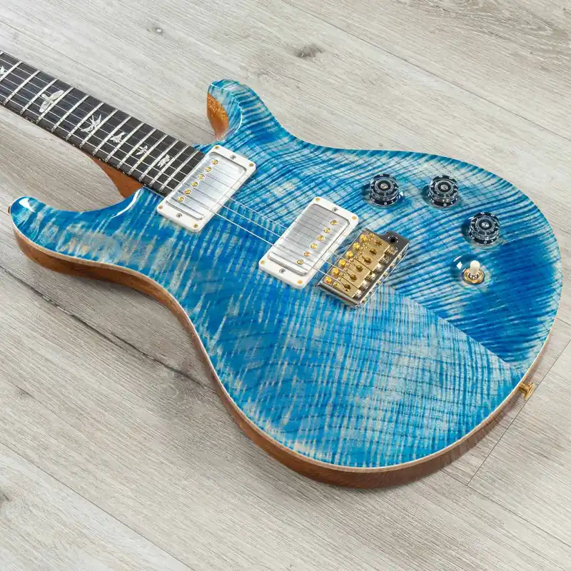 PRS Paul Reed Smith David Grissom DGT Birds 10-Top Guitar, Rosewood Fretboard, Faded Blue Jean Same Day Shipping