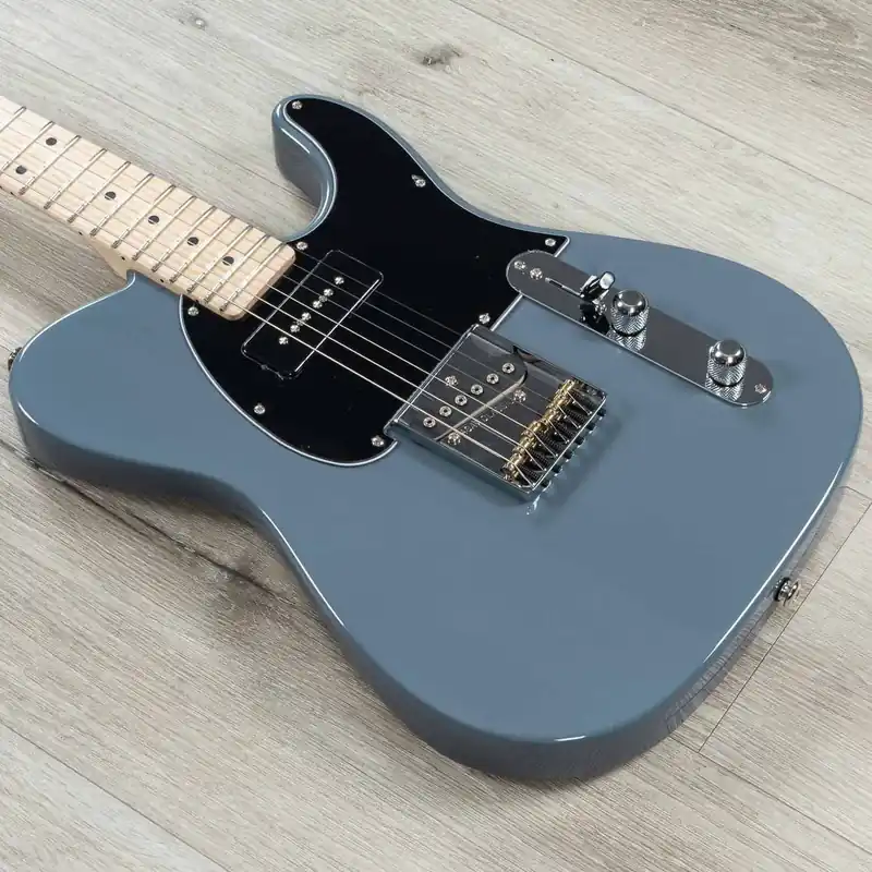 G&L USA Fullerton Deluxe ASAT Classic Bluesboy 90 Guitar, Maple Fretboard, Pearl Grey Latest