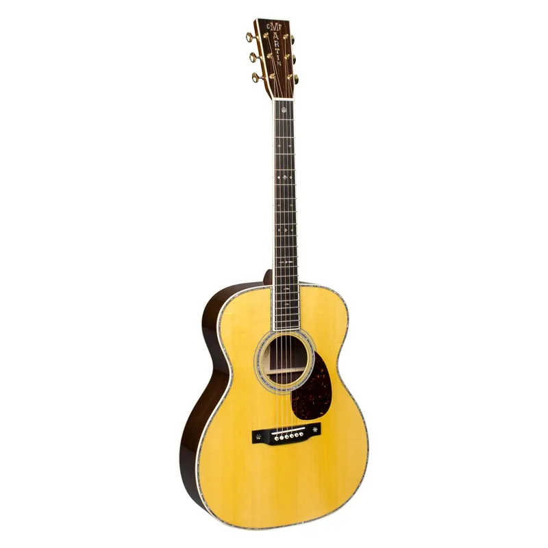 Martin Standard Series OM-42 Auditorium Acoustic Guitar, Rosewood Back & Sides, Spruce Aging Toner Professional Grade