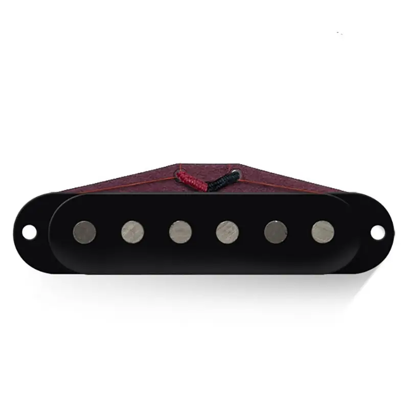 Bare Knuckle Boot Camp Brute Force Strat Single-Coil Guitar Pickup, Middle RW/RP, Black Cover Crafted