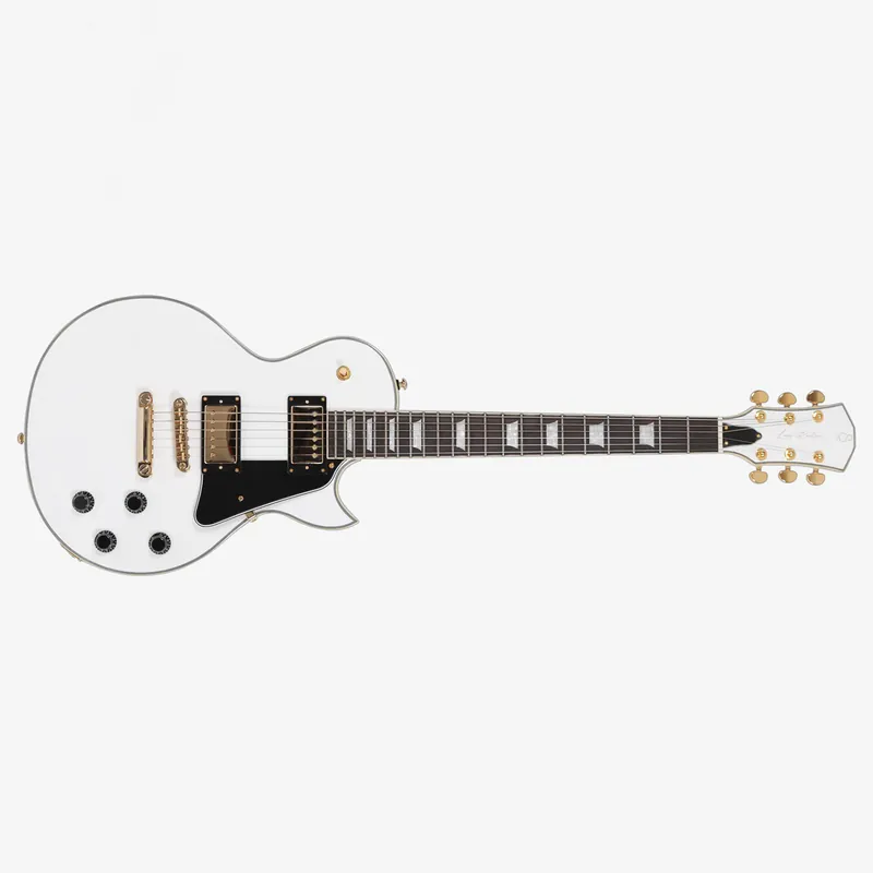 Special Offer Sire Larry Carlton L7 Guitar, Ebony Fretboard, Gold Hardware, White