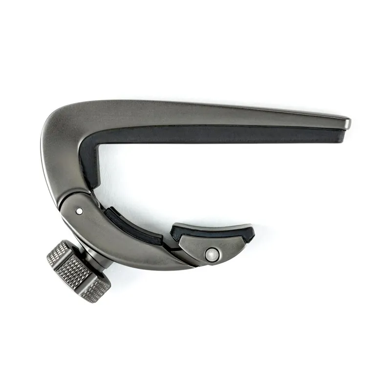Dunlop Pivot Classical Guitar Capo, Gun Metal Certified