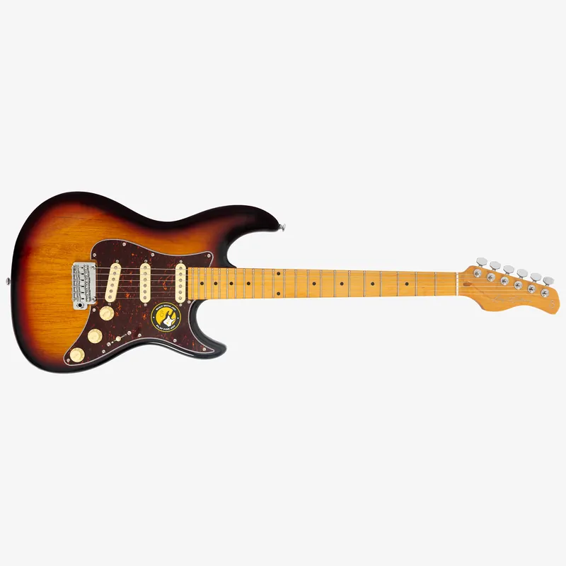Sire Larry Carlton S5 SSS Guitar, Maple Fingerboard, 3-Tone Sunburst Limited Offer
