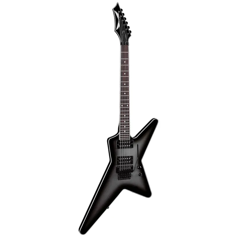 Dean Morningstar Classic ML Floyd Guitar, Rosewood Fretboard, Silverburst Top Pick