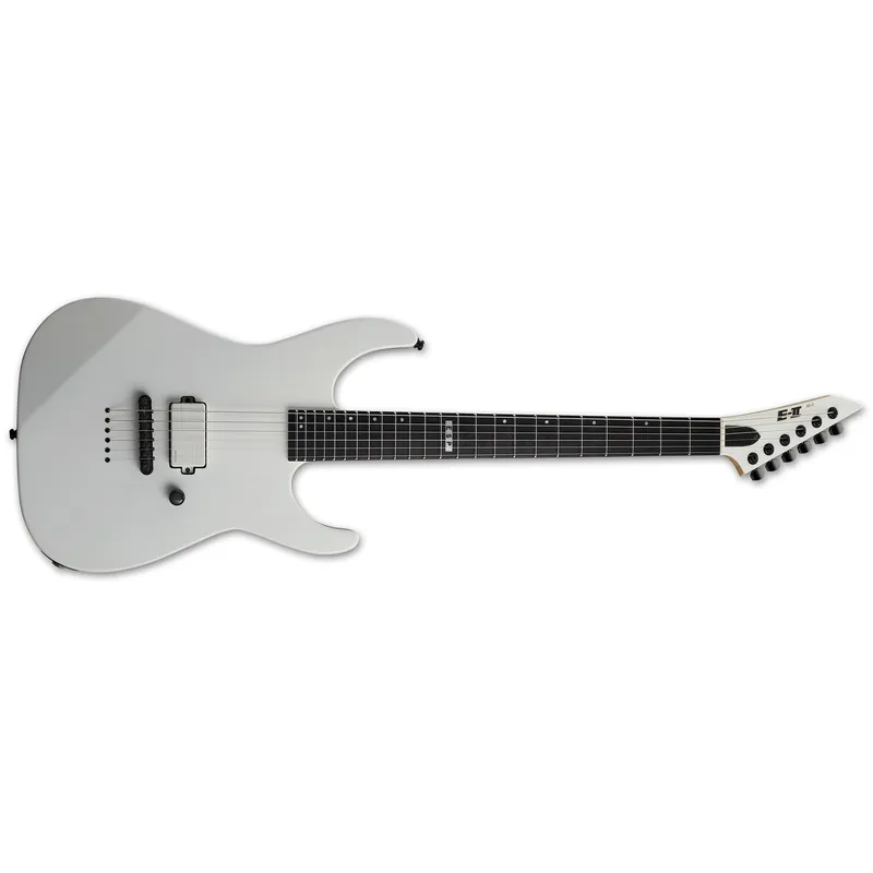 ESP E-II M-I Thru NT Guitar, Fishman Fluence Modern Pickup, Snow White Warranty Included