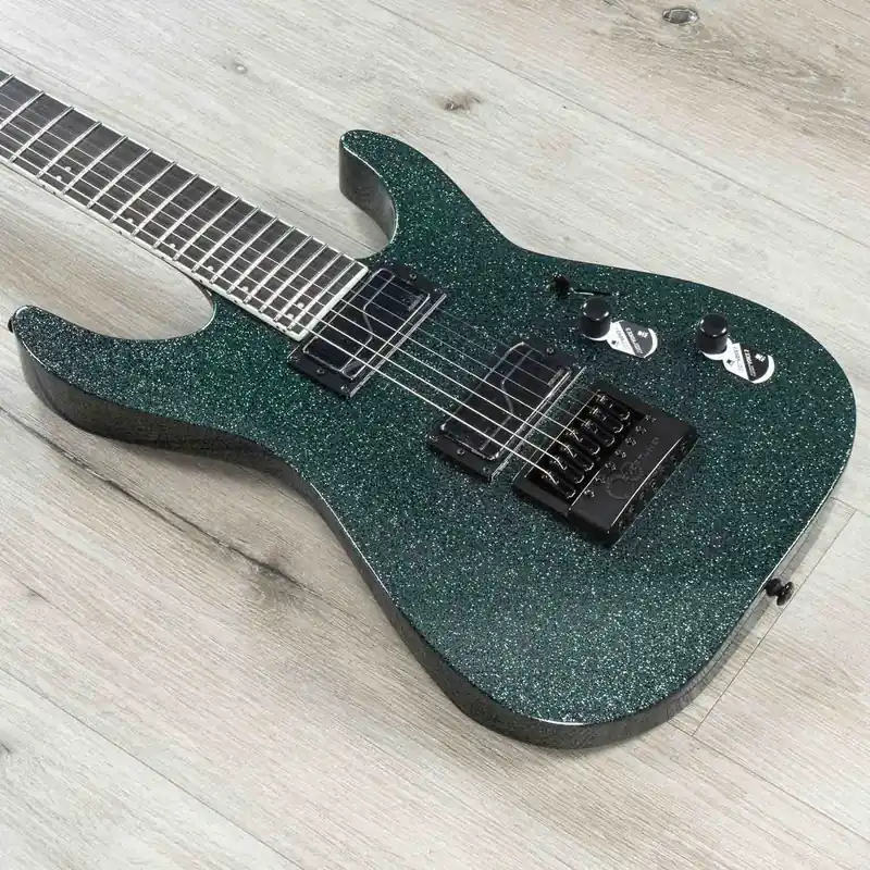 Budget ESP LTD Deluxe M-1007 Baritone EverTune 7-String Guitar, Macassar Ebony Fretboard, Fishman Fluence Modern, Granite Sparkle