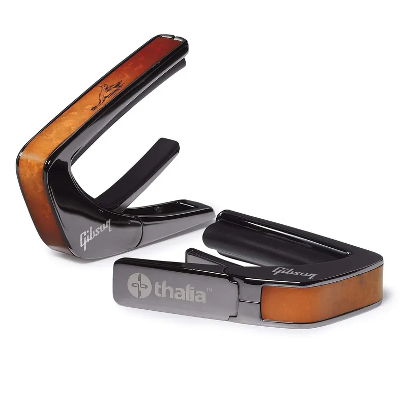 Thalia Gibson Licensed Black Chrome Finish Guitar Capo, Hummingbird One Day Deal