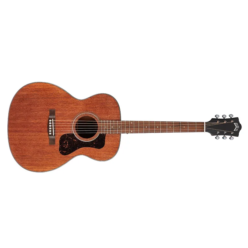 Guild 300 Series OM-320 Natural Orchestra Acoustic Guitar, Rosewood Fretboard, Mahogany Fresh Stock