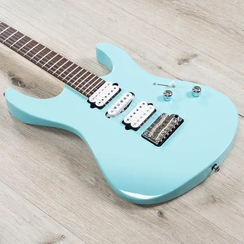 Suhr Custom Modern HSH Guitar, Indian Rosewood Fingerboard, Alder Body, Thornbuckers, Daphne Blue Sale
