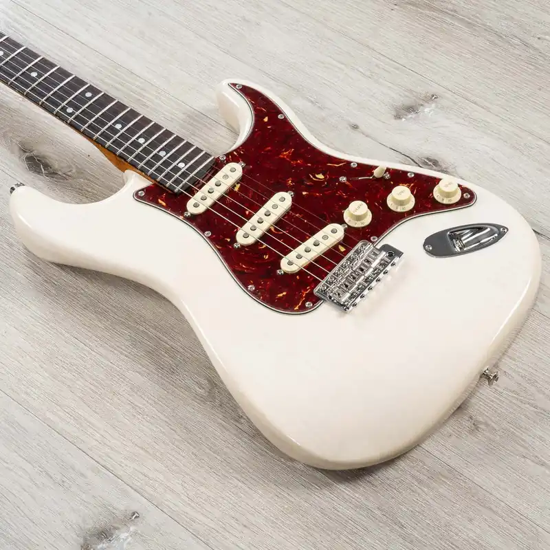 Fender Custom Shop American Custom Stratocaster NOS Guitar, Rosewood Fretboard, Aged White Blonde Low Price