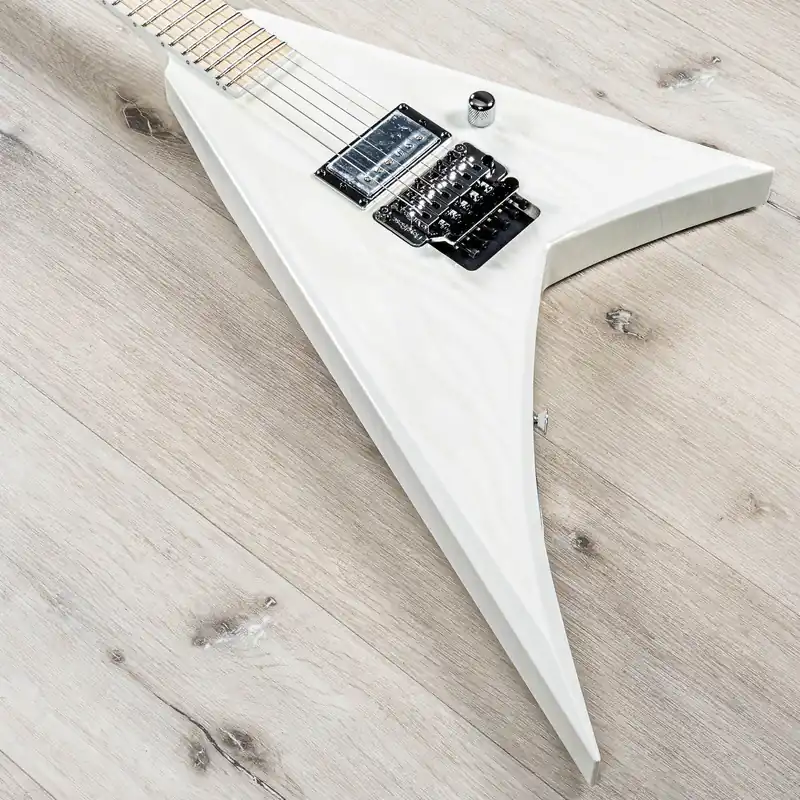 Jackson USA Custom Shop Randy Rhoads RR24 Guitar, Ghost Flame White Grab Now