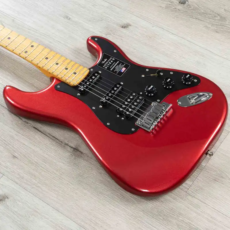 Fender American Ultra II Stratocaster HSS Guitar, Maple Fingerboard, Sinister Red Best Price