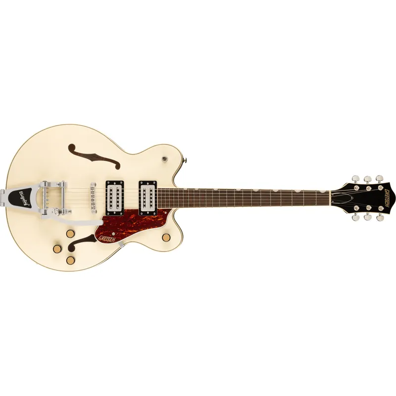 Direct From Manufacturer Gretsch G2622T Streamliner Center Block Double-Cut Bigsby Semi-Hollow Guitar, Vintage White