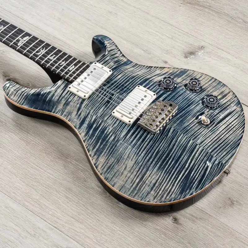 PRS Paul Reed Smith David Grissom DGT 10-Top Guitar, Bird Inlays, Nickel Hardware, Faded Whale Blue Editor’s Pick