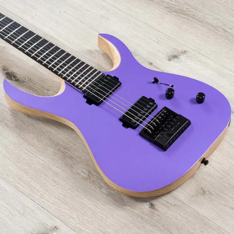 Mayones Duvell RPi 7 B26.57-String Baritone Guitar, Evertune Bridge, Bare Knuckle Pickups, Memberberry Purple Metallic Satin Super Sale