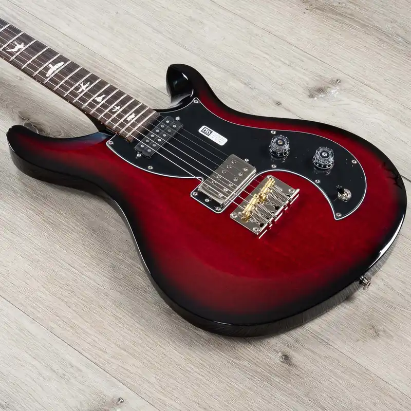 Shop Now PRS Paul Reed Smith S2 Vela Guitar, Rosewood Fingerboard, USA Pickups, Scarlet Sunburst
