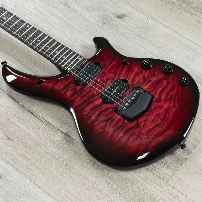 Ernie Ball Music Man BFR John Petrucci Majesty 6 Guitar, Quilted Maple Top, Red Nebula In Demand