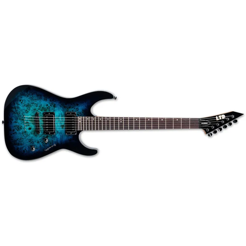 ESP LTD M-200DX NT Guitar, Rosewood Fretboard, Roasted Maple Neck, Blue Burst Shop Now