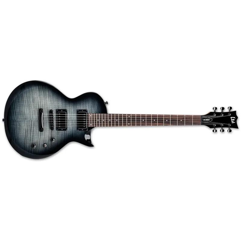 Markdown ESP LTD EC-200DX Guitar, Rosewood Fretboard, Roasted Maple Neck, Charcoal Burst