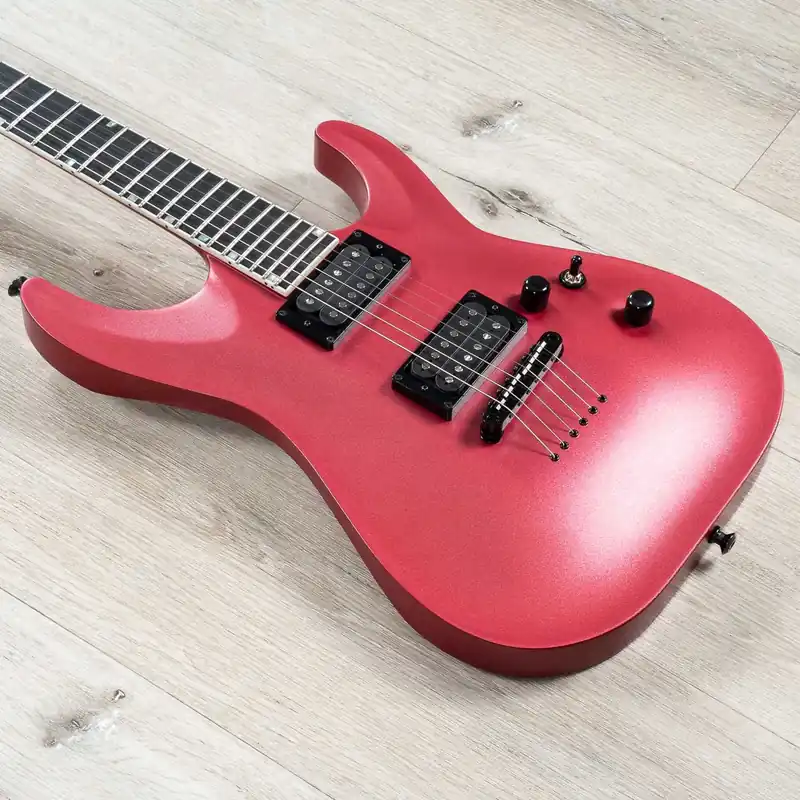 Warranty Included ESP USA Horizon-II Guitar, Ebony Fretboard, Seymour Duncan '59 / Custom Pickups, Magenta Pearl