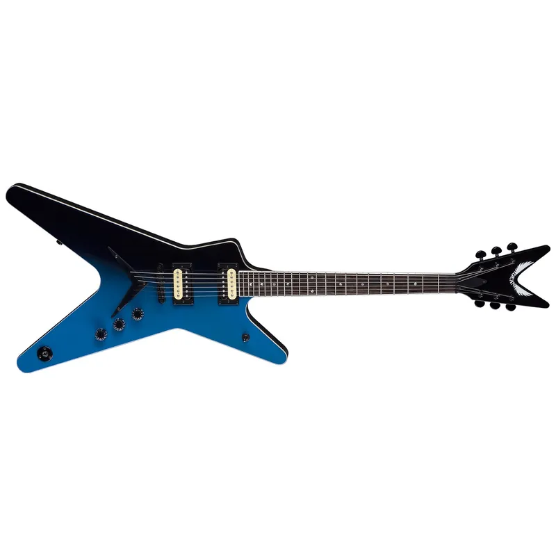 Dean Classic Series ML 79 Guitar, Rosewood Fretboard, Black to Blue Fade Secure Checkout