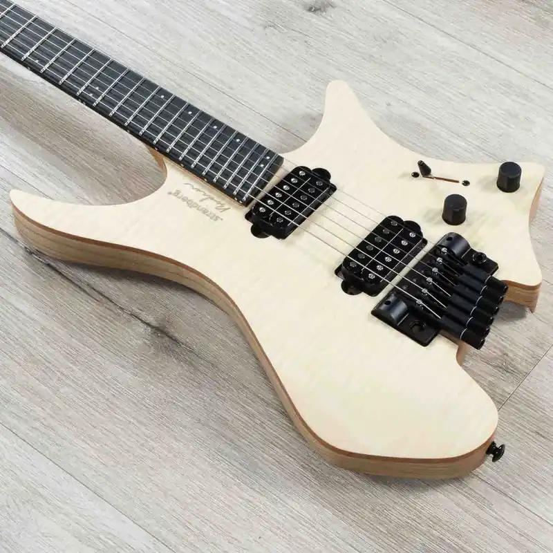 Strandberg Boden Prog NX 6 Multi-Scale Headless Guitar, Natural Flame Maple Free Returns