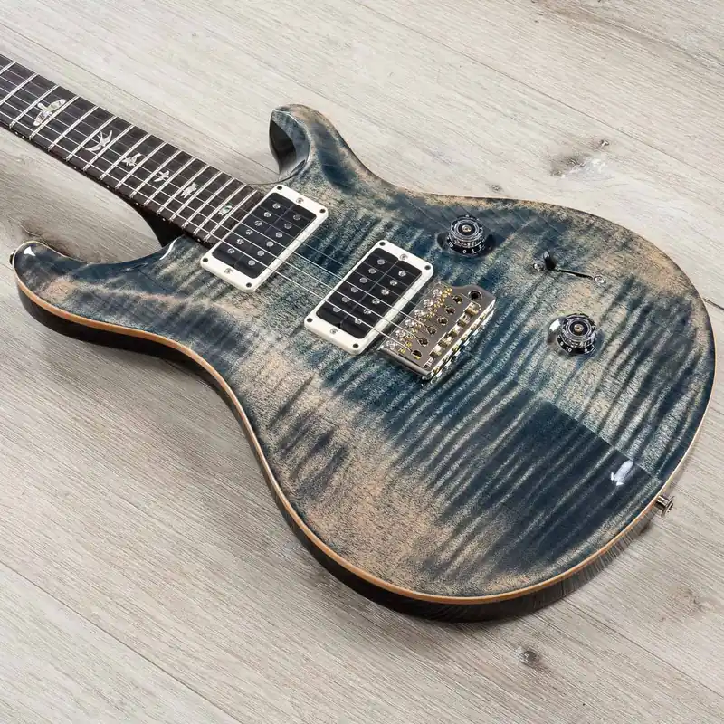 PRS Paul Reed Smith Custom 24 Guitar, Rosewood Fretboard, Wing Tuners, Faded Whale Blue Instant Buy