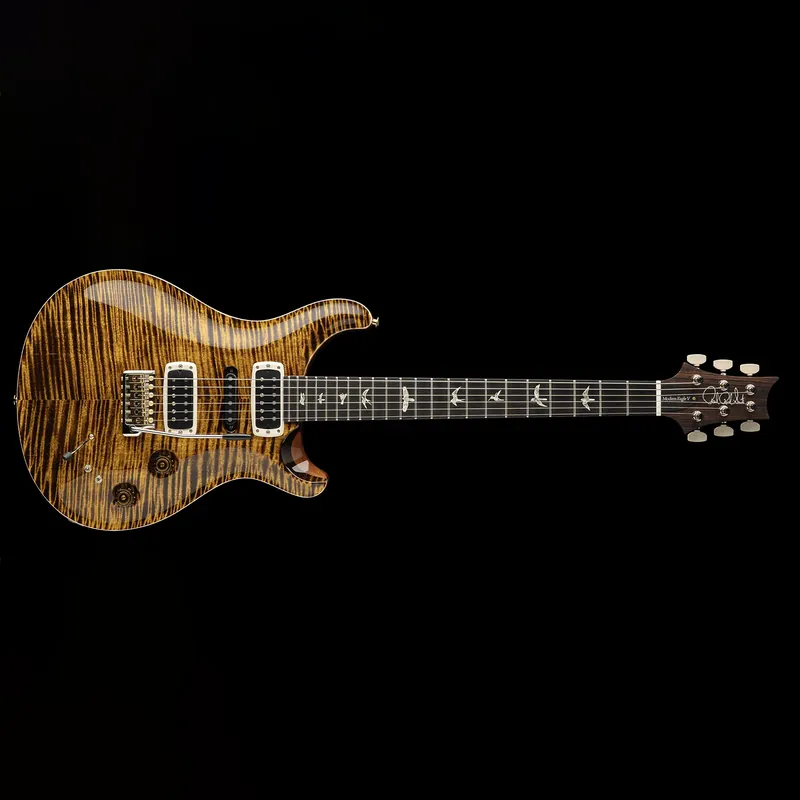 PRS Paul Reed Smith Modern Eagle V Guitar, Rosewood Fretboard, Wing Tuners, Yellow Tiger Time-Limited