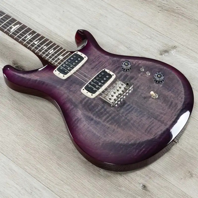 Flash Sale PRS Paul Reed Smith S2 Custom 24-08 Guitar, USA TCI Pickups, Faded Gray Black Purple Burst