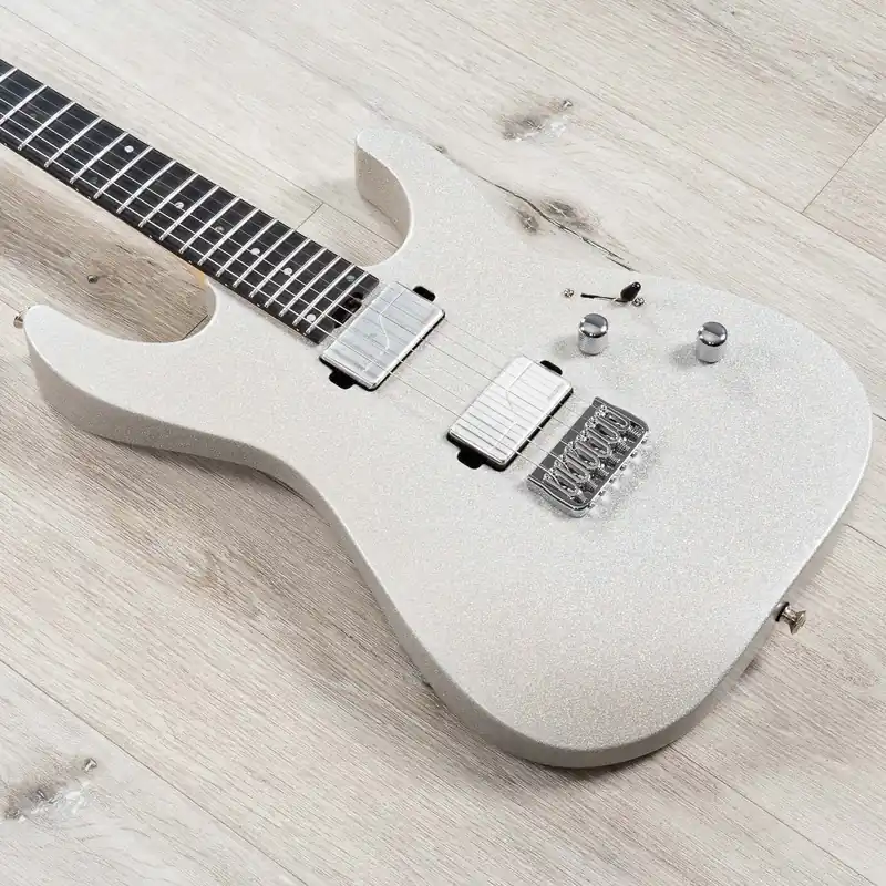 Best Choice ESP USA M-II HT Guitar, Ebony Fretboard, Fishman Fluence Modern Pickups, Rainbow Sparkle