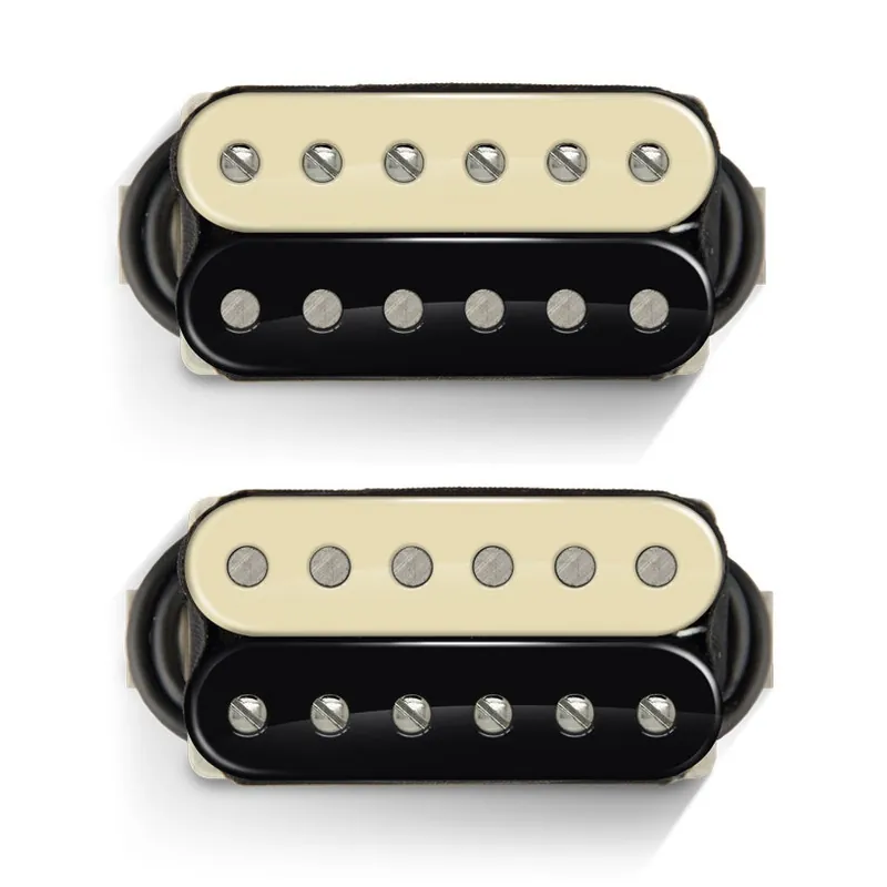 Bare Knuckle Holydiver Humbucker Guitar Pickup Set, Standard Spacing, Reverse Zebra Open Coils Certified