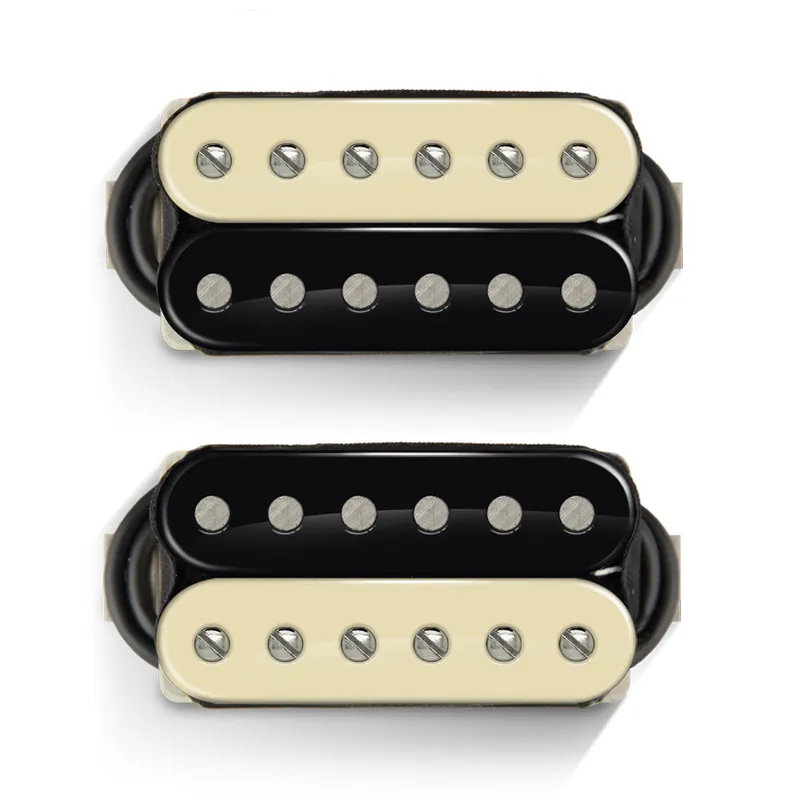 Bare Knuckle Holydiver Humbucker Guitar Pickup Set, Standard Spacing, Zebra Open Coils Viral