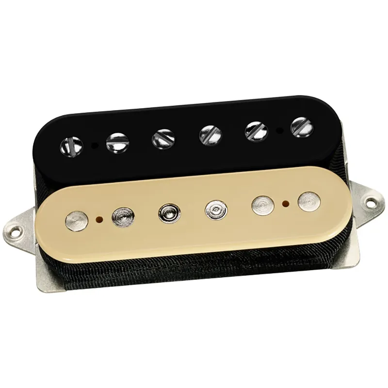 Direct From Factory DiMarzio DP223FBC PAF 36th Anniversary Bridge Guitar Humbucker Pickup, F-Spaced, Black/Cream