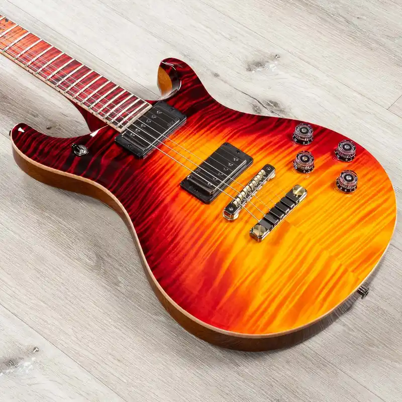 PRS Paul Reed Smith Private Stock McCarty 594 Guitar, Stained Curly Maple & Ebony Fretboard, Birds of a Feather Inlays, Dragon's Breath Don’t Miss Out