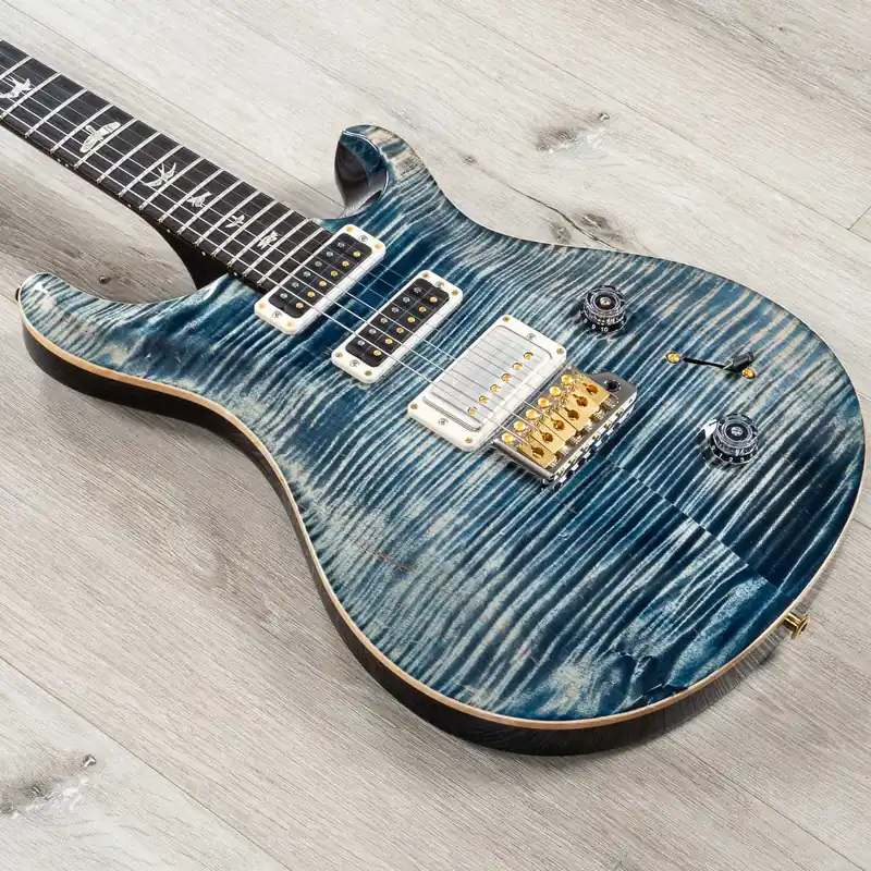 PRS Paul Reed Smith Studio 10-Top Guitar, Rosewood Fretboard, Wing Tuners, Faded Whale Blue Original