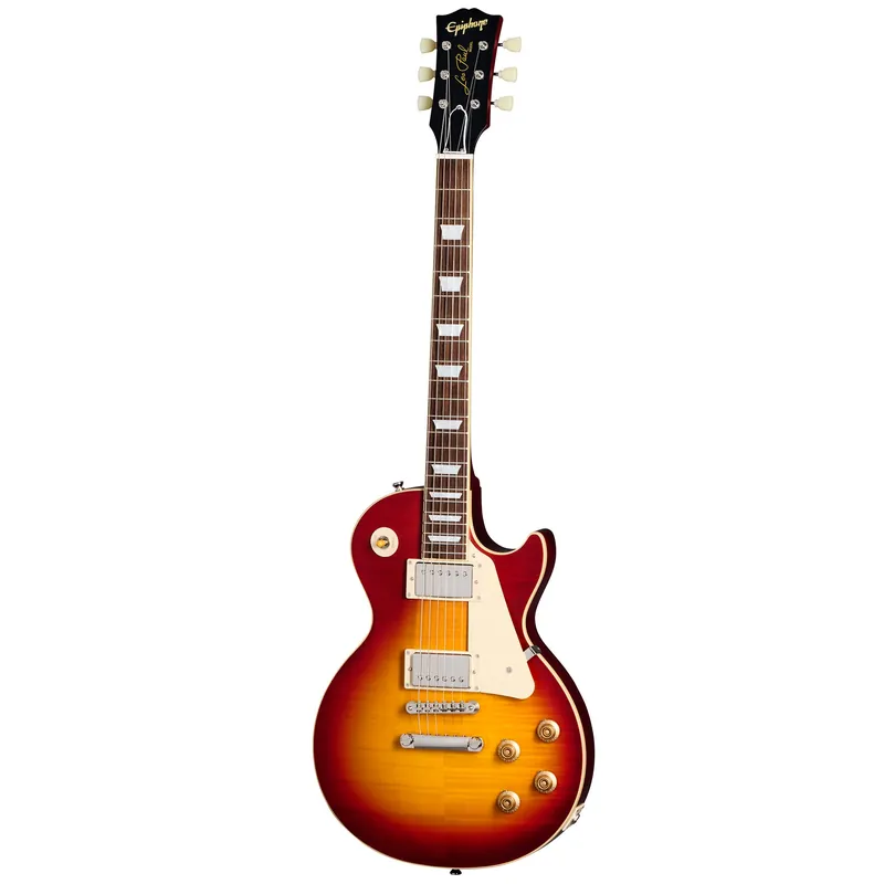 High Quality Epiphone Inspired by Gibson Custom 1959 Les Paul Standard Guitar, USA Custombucker Pickups,Open BookHeadstock, Factory Burst